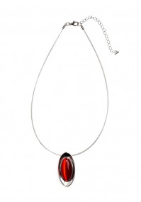Necklace with red eye