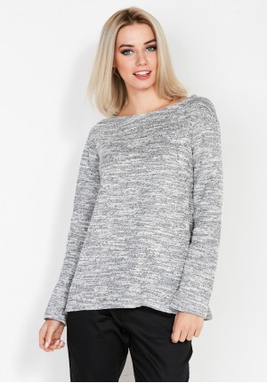 Grey Melange Sweater
