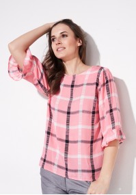 Pink summer blouse