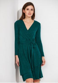 Green Dress with binding