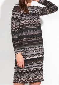 Knitted Dress with zigzags