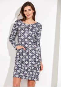 Patterned Dress with pockets