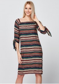 Summer Dress with tied sleeves
