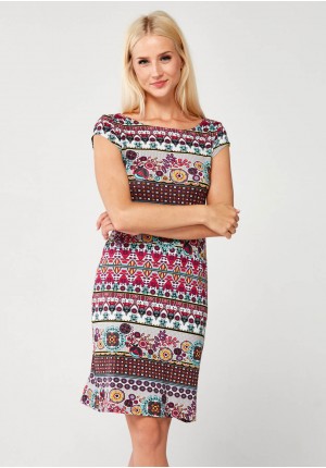 Multicolor simple Dress