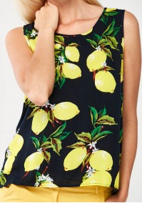 Blouse with lemons
