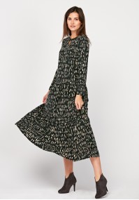 Maxi dress with spots