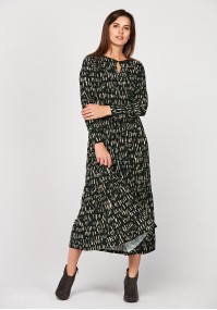Maxi dress with spots