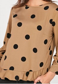 Blouse with big dots