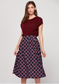 Checkered skirt