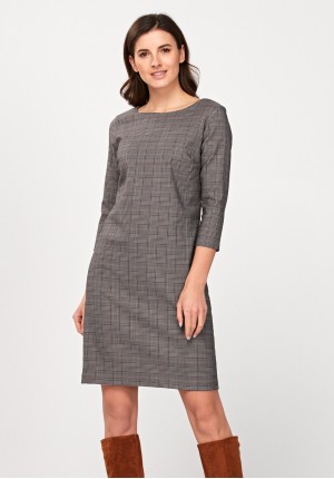 Simple checkered dress