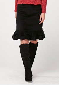 Skirt with frill
