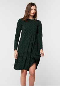 Dress with frill
