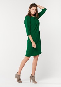 Prosta zielona sukienka