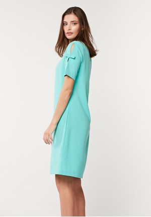 Simple light blue dress