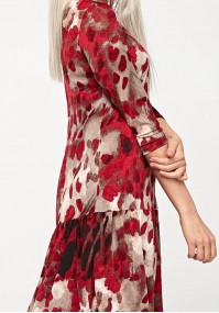 Dress with red spots