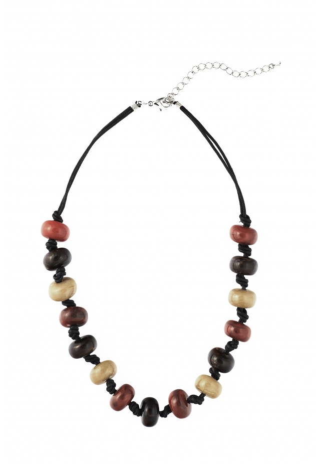 Beige and brown Necklace