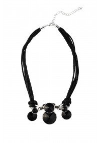 Black and silver necklace