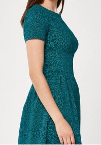 Turquoise tapered dress