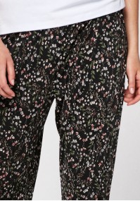 Home pants with flowers