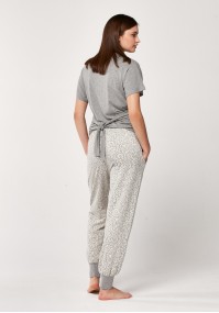 Pants with animal pattern