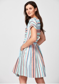 Pastel linen dress
