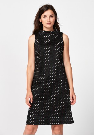 Dress with colorful dots