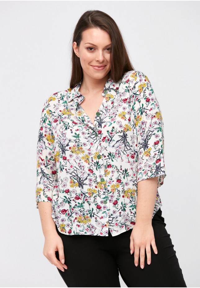 Shirt with flowers