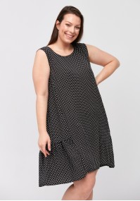 Black dress with dots