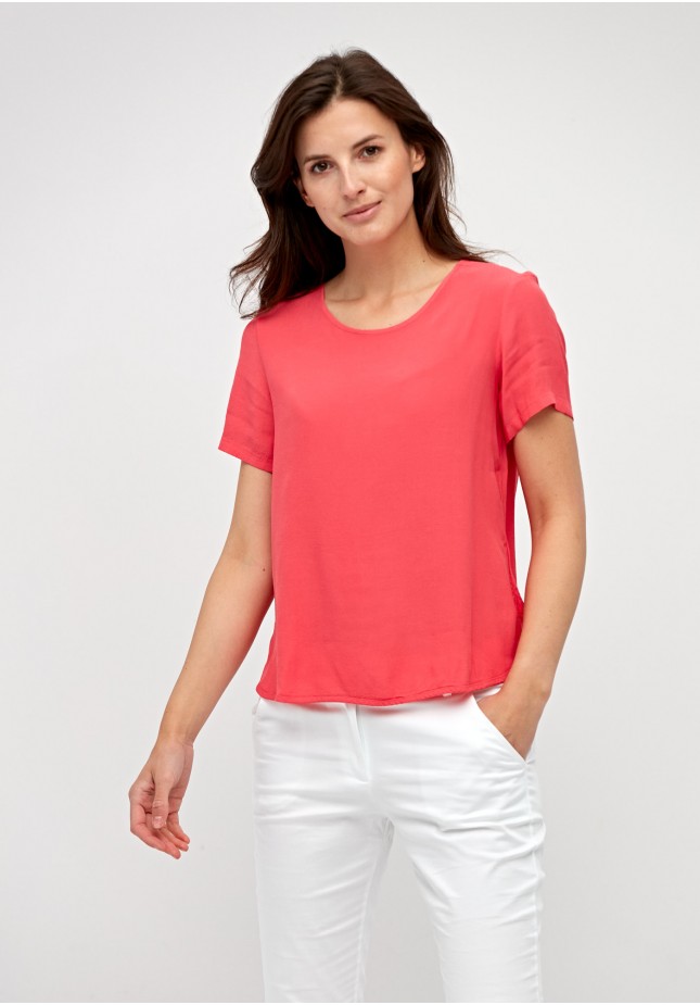 Summer pink blouse