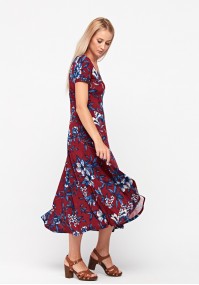 Dress with blue flowers