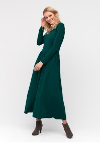 Maxi green dress