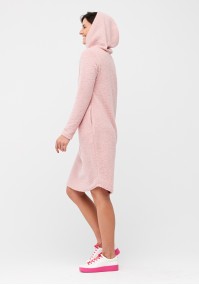 Pink furry dress