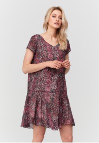 Dress with small pink flowers
