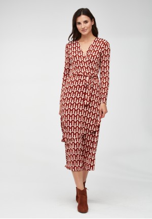 Geometric pattern dress