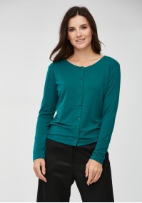 Zielony sweter z guzikami