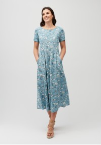 Midi linen dress
