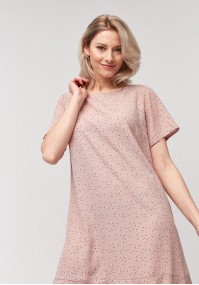 Ligth pink dress with a frill