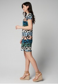 Simple leopard print dress