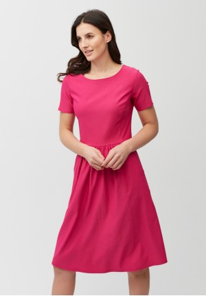 Pink dress with pockets