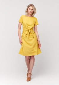 Sukienka 1334 (żółta)