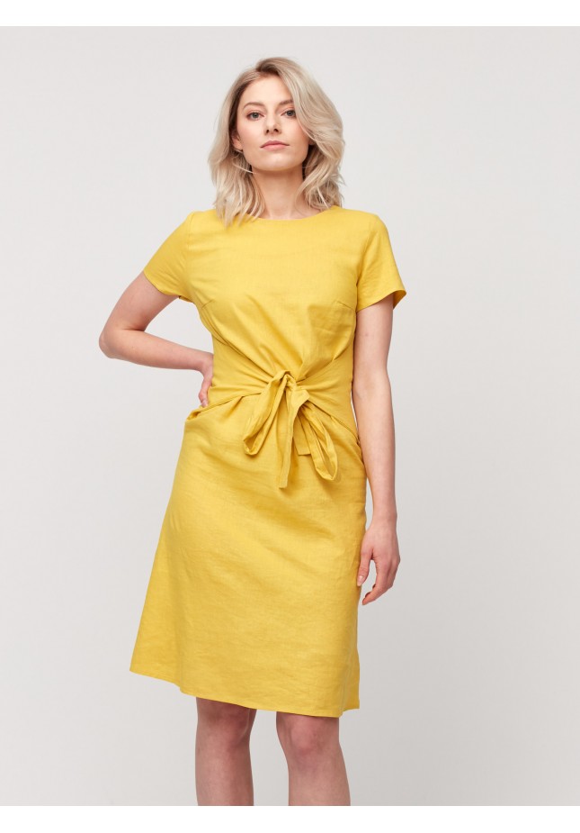 Sukienka 1334 (żółta)