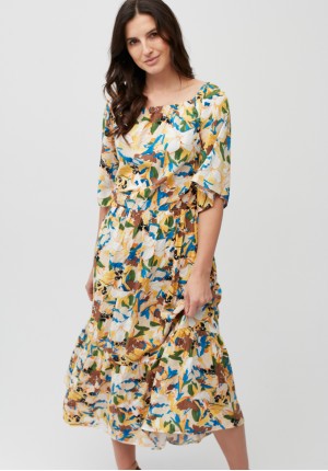 Midi floral dress