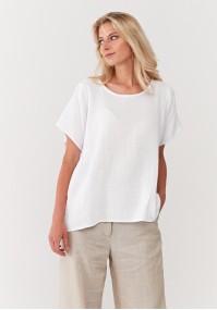 White muslin blouse