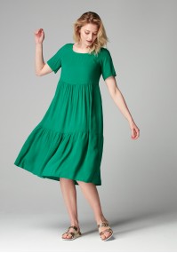 Zielona luźna sukienka