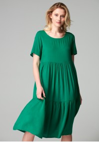 Zielona luźna sukienka