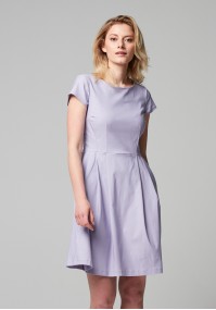 Elegancka liliowa sukienka