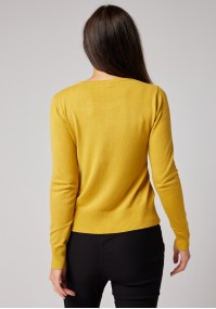 Classic dark yellow sweater