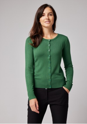 Classic dark green sweater
