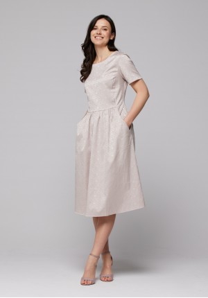 Elegant cream dress