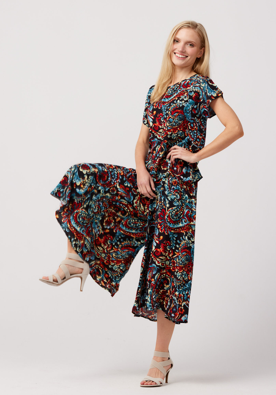 Wzorzysta bluzka 3426